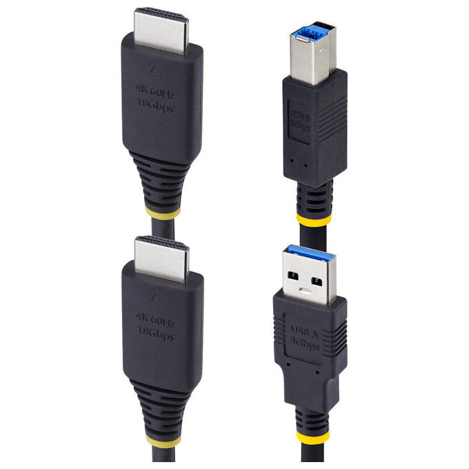 StarTech.com Cavo KVM HDMI USB 5Gbps 1.8m 4K 60Hz