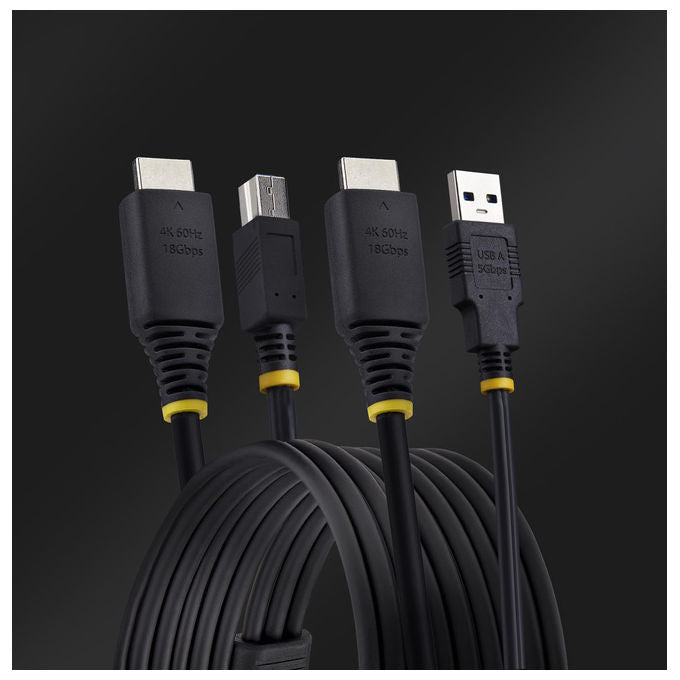 StarTech.com Cavo KVM HDMI USB 5Gbps 3m 4K 60Hz