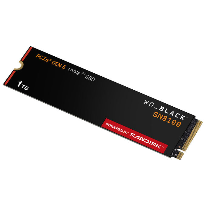 Western Digital Black SN8100, 1 TB SSD, NVMe PCIe Gen5, M.2 2280