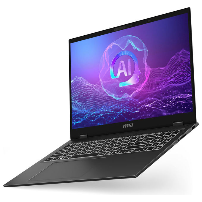 MSI PRESTIGE 16 AI EVO B2VMG-082IT Notebook Intel Core Ultra 7 32GB RAM SSD 1TB UHD+ Grigio colore Grigio