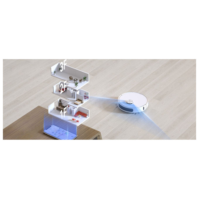Imou, Robot Aspirapolvere RV3, Auto-Svuotamento Serbatoio Acqua, Bianco