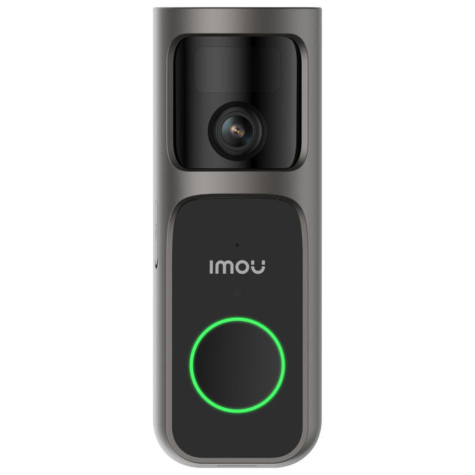 Imou DB-3EP-4M0W-DS3 Doorbell 3S Videocitofono Smart 4MP Fisheye 360° AI Batteria 5000mAh Wi-Fi con Cicalino colore Nero