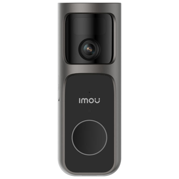 Imou DB-3EP-4M0W-DS3 Doorbell 3S Videocitofono Smart 4MP Fisheye 360° AI Batteria 5000mAh Wi-Fi con Cicalino colore Nero
