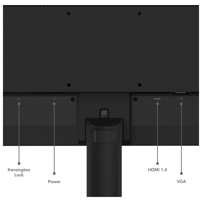 Lenovo 64BEKAT1EU ThinkVision S27-4e Monitor PC 27'' Full HD IPS 100Hz 6ms Flicker Free Low Blue Light HDMI VGA colore Nero