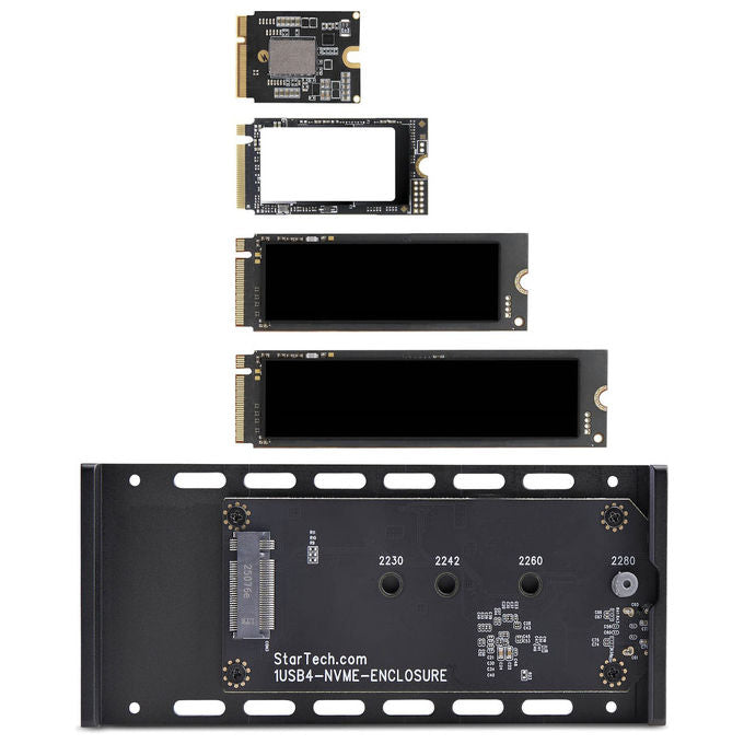 StarTech.com, Alloggiamento M.2 NVMe USB4, Custodia SSD, Alluminio