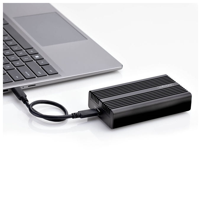 StarTech.com, Alloggiamento M.2 NVMe USB4, Custodia SSD, Alluminio