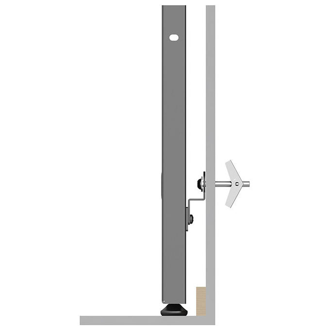 Multibrackets Supporto Display Espositivo 2,18 m, Nero