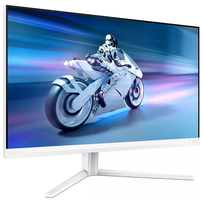 Philips 27M2N5901A Evnia 5000 Monitor Gaming 27'' 4K Ultra HD Fast IPS 320Hz 1ms AMD FreeSync colore Bianco