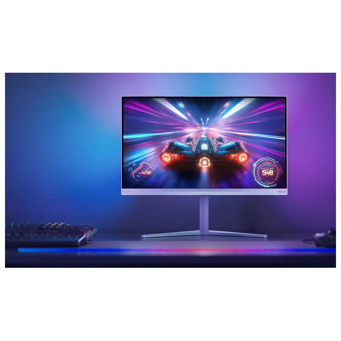 Philips 27M2N5901A Evnia 5000 Monitor Gaming 27'' 4K Ultra HD Fast IPS 320Hz 1ms AMD FreeSync colore Bianco