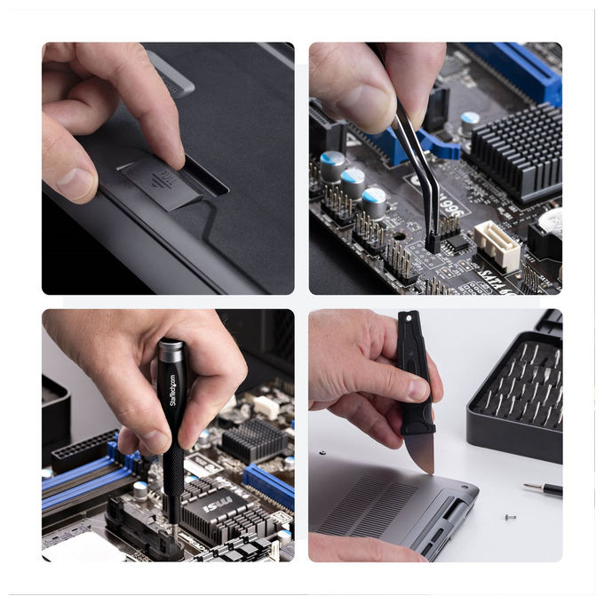 StarTech.com KIT_ Cacciaviti Precisione 40 Pezzi Riparazione Laptop PC con 30 Punte