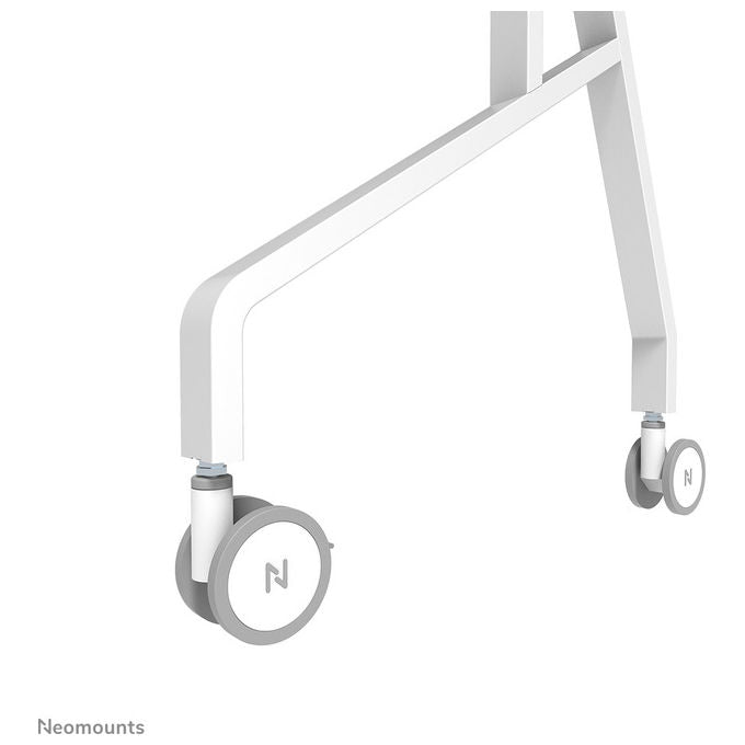 Neomounts Carrello per Samsung Flip 55-65'' Ruotabile Installazione Rapida Bianco