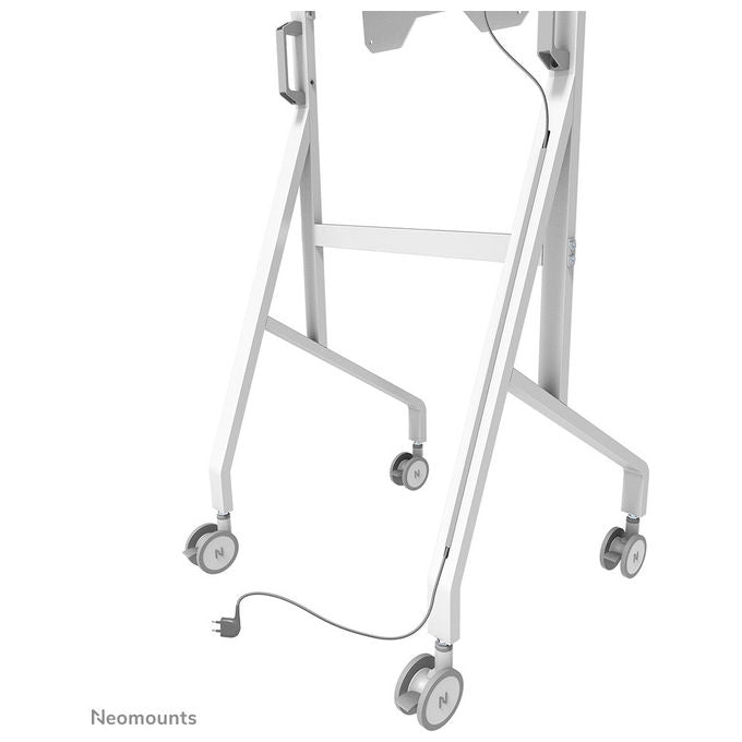 Neomounts Carrello per Samsung Flip 55-65'' Ruotabile Installazione Rapida Bianco