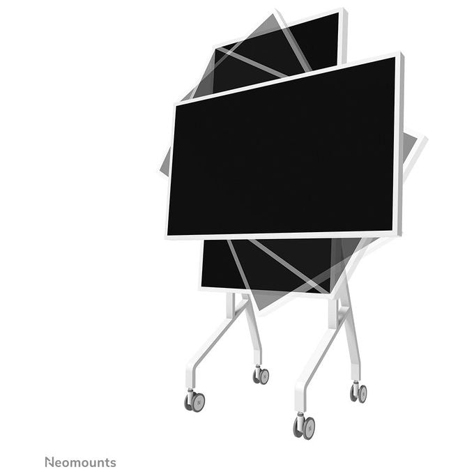 Neomounts Carrello per Samsung Flip 55-65'' Ruotabile Installazione Rapida Bianco