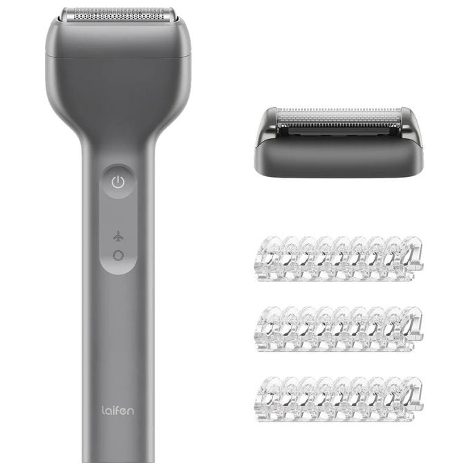 Laifen, Regolabarba e Rifinitore T1 Pro, Grigio Scuro, Impermeabile IPX7