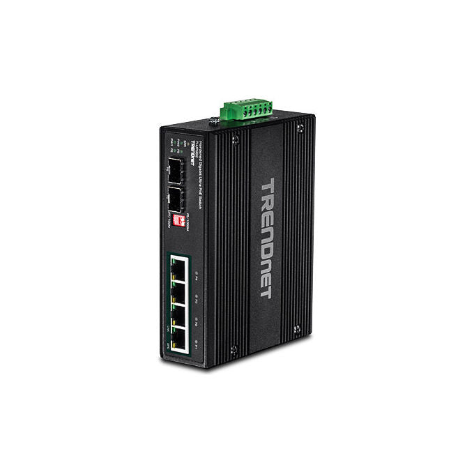 Trendnet, Switch di Rete Non Gestito, Gigabit Ethernet PoE, 4 Porte, TI-UPG62