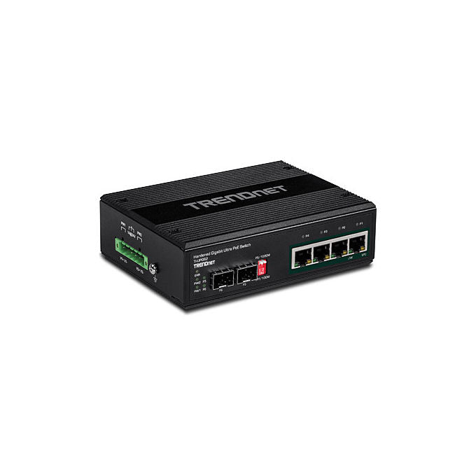 Trendnet, Switch di Rete Non Gestito, Gigabit Ethernet PoE, 4 Porte, TI-UPG62