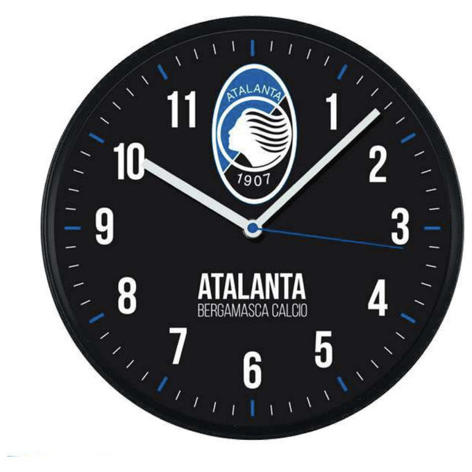 Lowell Orologio da Parete e da Tavolo Rotondo Nero