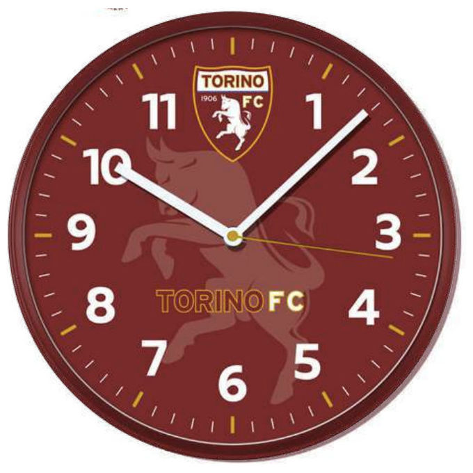 Lowell Orologio da Parete Rotondo 30 cm Rosso