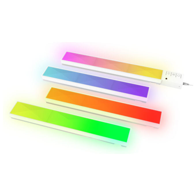 Trust GXT 905 Vybz Barre Luminose LED RGBIC Dimmerabili Set da 9