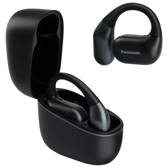 Panasonic RB-F10DE-K Auricolari Open-Ear Wireless Bluetooth 5.4 ENC IPX4 Multipoint 25H autonomia colore Nero