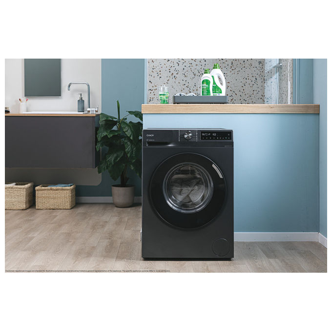 Candy BR 48B6G-S ProWash 500 Lavatrice Frontale 8 Kg 1400 rpm Classe A Inverter Vapore Wi-Fi (85x60x50 cm) colore Antracite