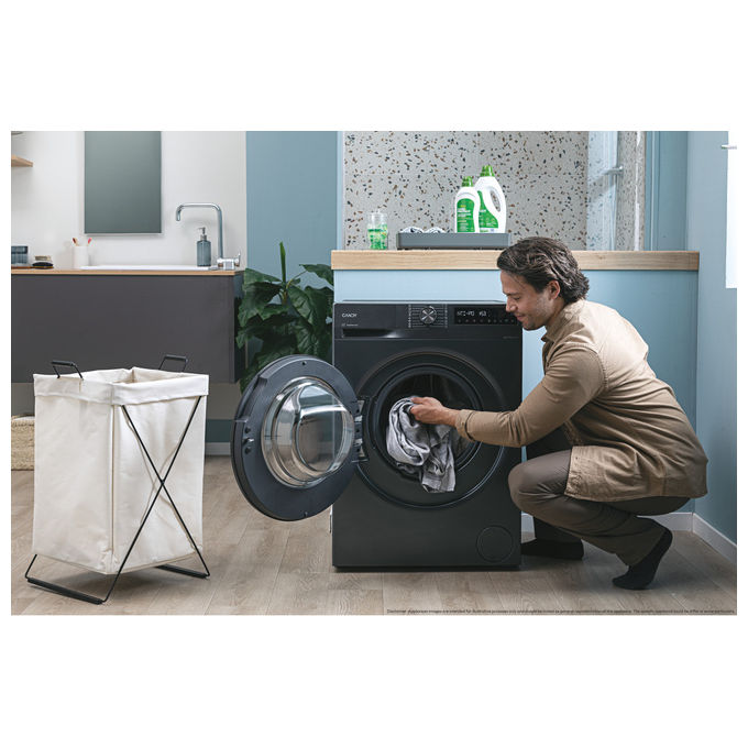 Candy BR 48B6G-S ProWash 500 Lavatrice Frontale 8 Kg 1400 rpm Classe A Inverter Vapore Wi-Fi (85x60x50 cm) colore Antracite