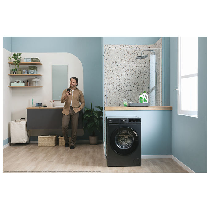Candy BR 48B6G-S ProWash 500 Lavatrice Frontale 8 Kg 1400 rpm Classe A Inverter Vapore Wi-Fi (85x60x50 cm) colore Antracite