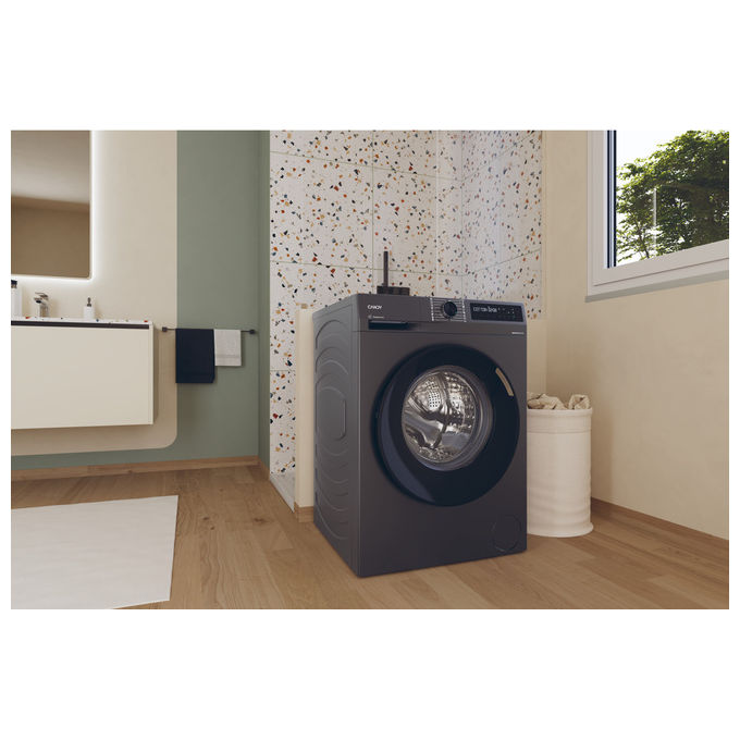 Candy BR 48B6G-S ProWash 500 Lavatrice Frontale 8 Kg 1400 rpm Classe A Inverter Vapore Wi-Fi (85x60x50 cm) colore Antracite
