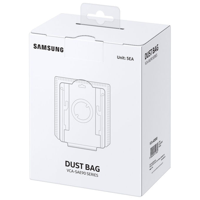 Samsung Filtro Hepa VCA-ADB90 Sistema Filtraggio a 5 Strati Bianco 5 Pezzi