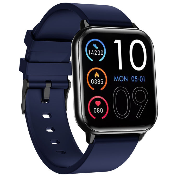 Trevi Smartwatch AMOLED 1.85'' Bluetooth Funzione Chiamata Nero Blu