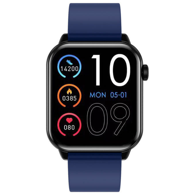 Trevi Smartwatch AMOLED 1.85'' Bluetooth Funzione Chiamata Nero Blu