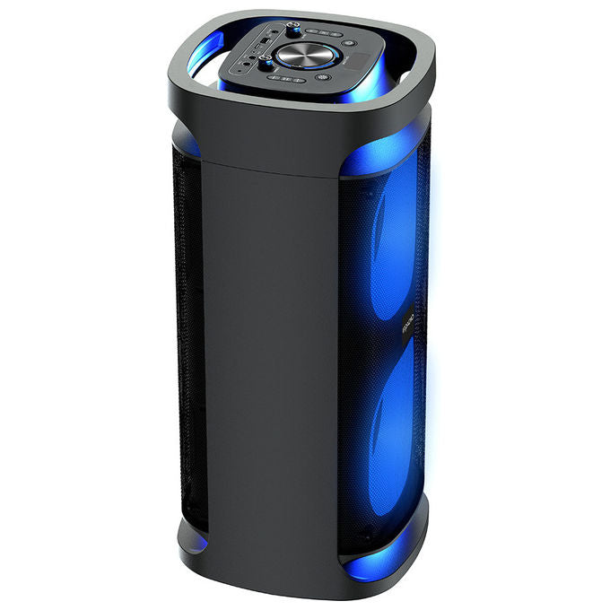 Irradio, Altoparlante Portatile, 80 W, IR-PS80 Omnia4-Sound, Con Microfono e Led Rgb