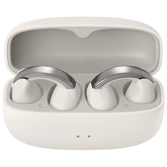 JVC Auricolare Nearphone Wireless Tipo Orecchino Argento e Bianco