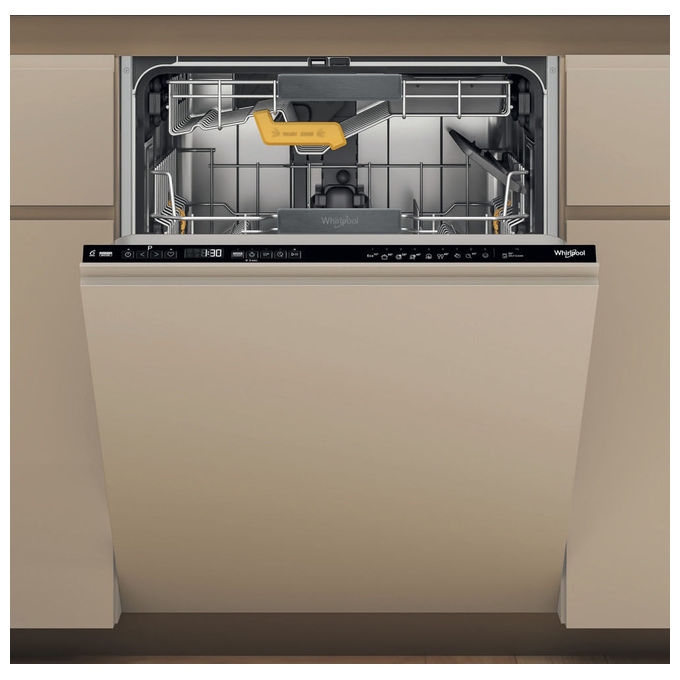 Whirlpool WH8IB15B2M6L0 Maxispace BI Lavastoviglie Incasso 15 coperti Classe B 42 dB AquaStop NaturalDry (82x60x55 cm) colore Nero