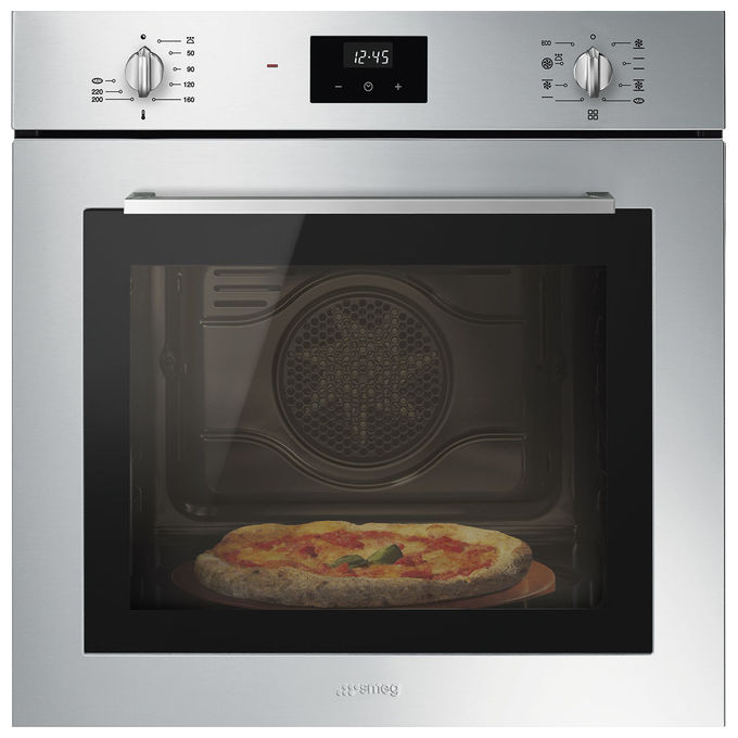 Smeg SF6400S1PZX Forno da incasso Elettrico 65 L Classe A DirectSteam Pizza Vapore 9 Funzioni (59.2x59.7x54.8 cm) colore Acciaio Satinato