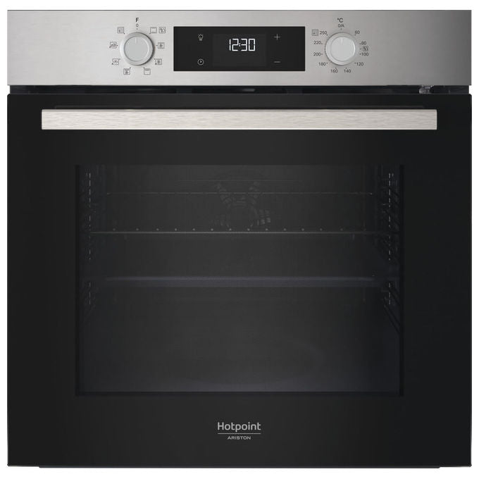 Hotpoint HAO 275P X Forno da incasso Elettrico 71 L Classe A++ Pirolitico Idrolitico 9 programmi Grill colore Nero Inox