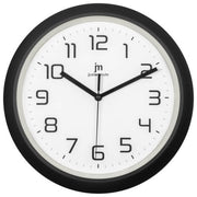 Lowell, Orologio da Parete e da Tavolo Rotondo Nero, Al Quarzo, 30 cm