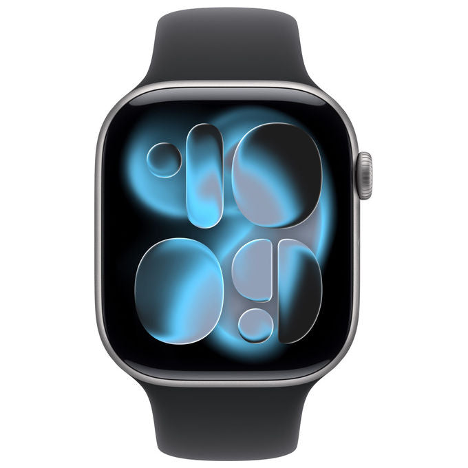 Apple Watch Series 11 46mm GPS + Cellular Alluminio Grigio Siderale Sport Band Nero M-L