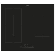 Candy CIES64MCA Moderna Piano cottura a induzione 59 cm 4 zone Touch Boost Zona estendibile colore Nero