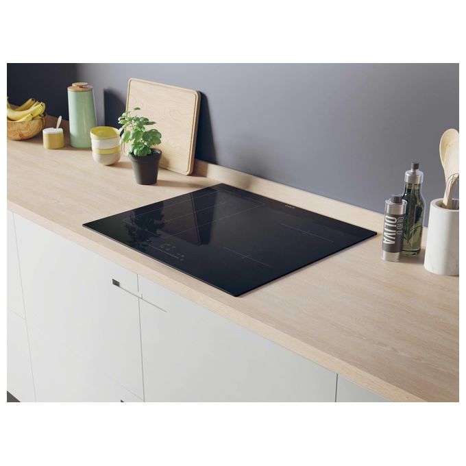 Candy CIES64MCA Moderna Piano cottura a induzione 59 cm 4 zone Touch Boost Zona estendibile colore Nero