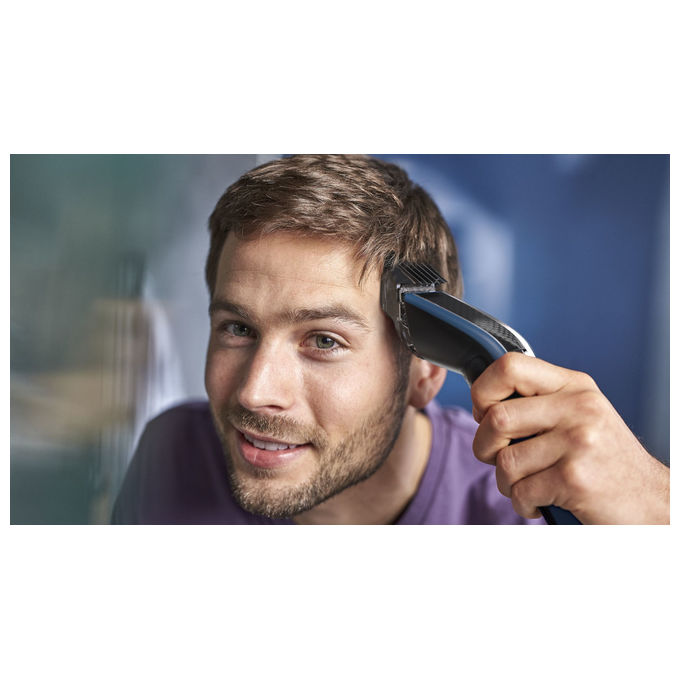 Philips Regolacapelli Lavabile Serie 5000 HC5612-15 Nero e Blu