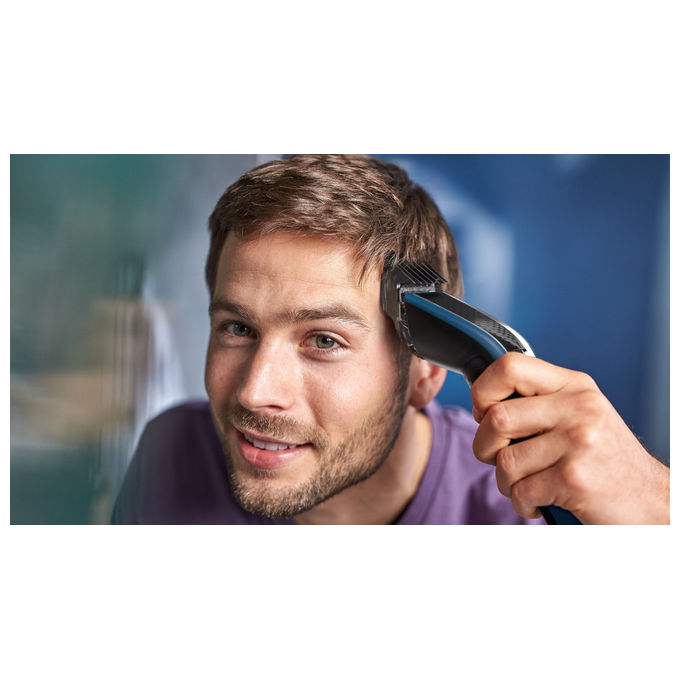 Philips Regolacapelli Lavabile Serie 5000 HC5612-15 Nero e Blu