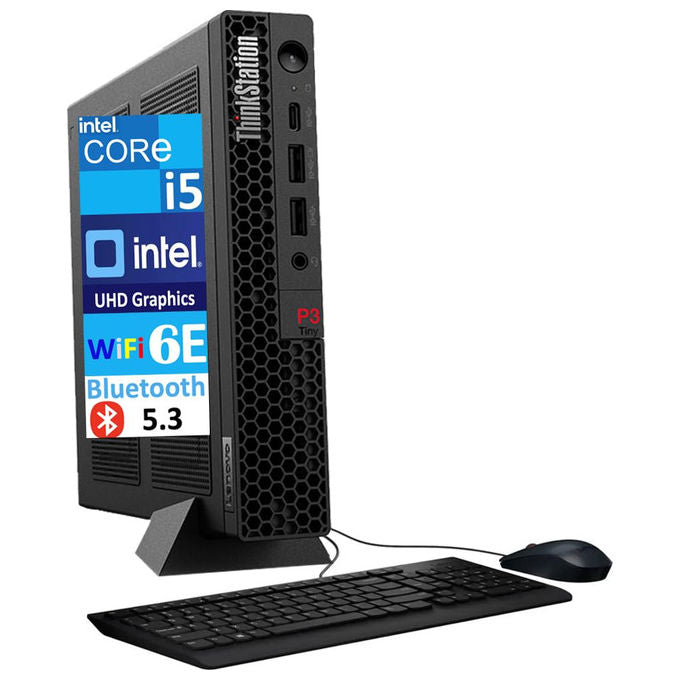 Lenovo Workstation ThinkStation P3 Tiny Intel Core Ultra 7 32GB RAM 1TB SSD Nero