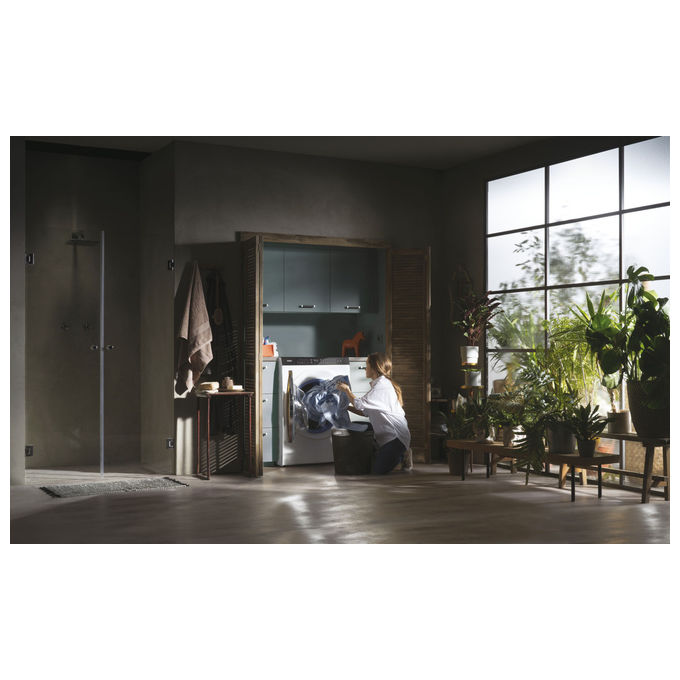 Haier HWD100-BD1499U1N Super Drum Series 9 Lavasciuga Frontale 10-6 Kg 1400 rpm Classe A Wi-Fi Direct Motion (99x70x55 cm) colore Bianco