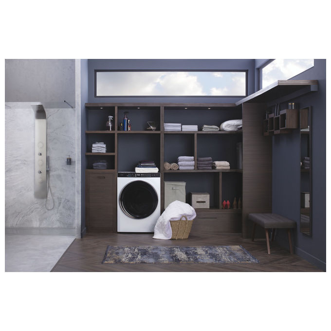 Haier HWD100-BD1499U1N Super Drum Series 9 Lavasciuga Frontale 10-6 Kg 1400 rpm Classe A Wi-Fi Direct Motion (99x70x55 cm) colore Bianco