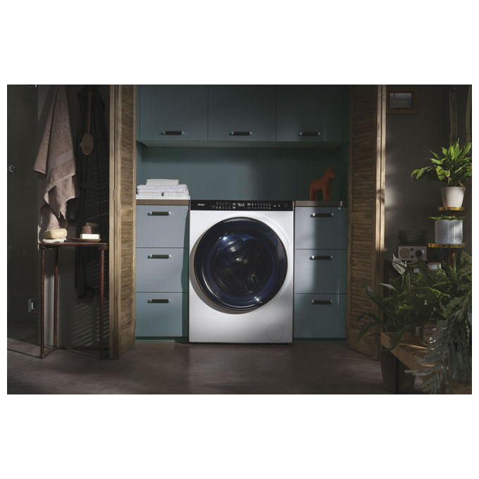 Haier HWD100-BD1499U1N Super Drum Series 9 Lavasciuga Frontale 10-6 Kg 1400 rpm Classe A Wi-Fi Direct Motion (99x70x55 cm) colore Bianco