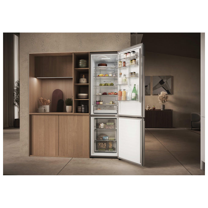 Haier HDPW3620DNPK Serie 3 PRO Frigorifero Combinato 406 L 205 cm Classe D 35 dB No Frost WiFi colore Argento