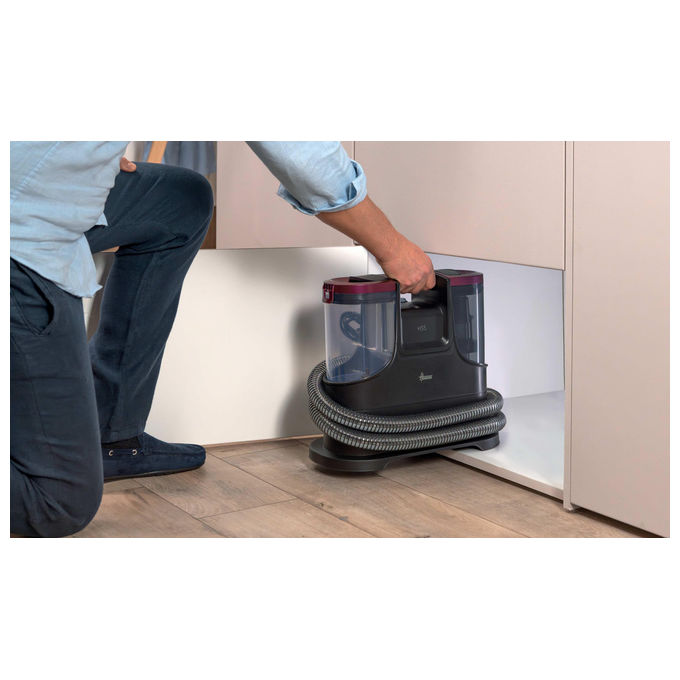 Hoover HS530 011, Pulitore per Macchie, Nero, Senza Filo e Senza Sacchetto