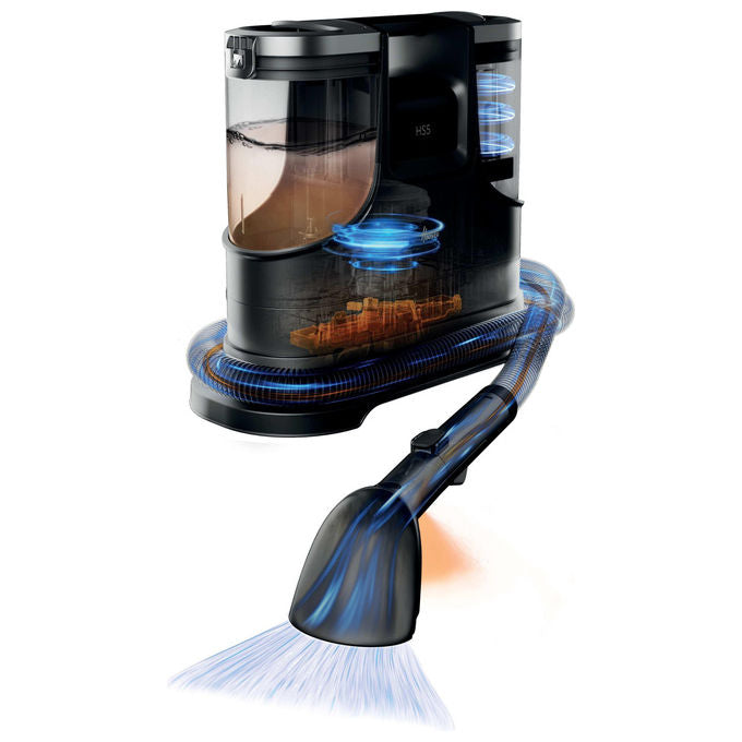 Hoover HS530 011, Pulitore per Macchie, Nero, Senza Filo e Senza Sacchetto