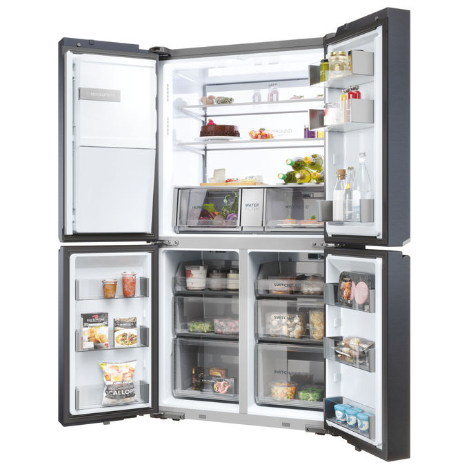 Haier HCR7918EIMB Frigorifero Cube 90 Serie 7 Libera Installazione 601 L Noir